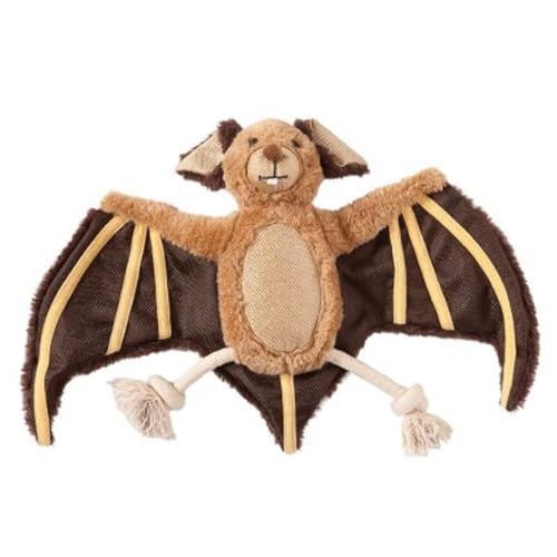 Danish Design Bertie The Bat Hundespielzeug mit Quietschelement, knisternd, 25,4 cm von Danish Design