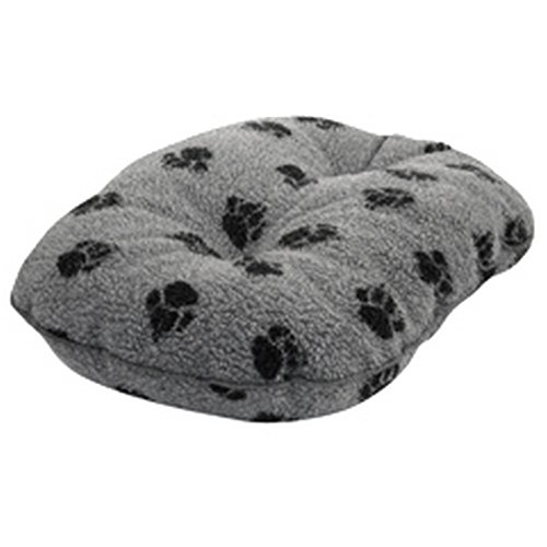 Danish Design Hundematratze, Sherpa-Fleece, oval, gesteppt, 76 cm, Grau von Danish Design