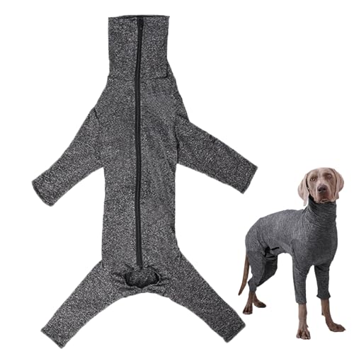 Dankek Fellanzug für Hunde, Beruhigendes Hemd Erholungsanzug für Hunde, Winter-Pullover-Hundekleidung, Overall für vierbeinige Hunde, verhindert Haarausfall, dehnbar für Hunde und Katzen von Dankek