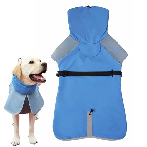 Dankek Winterjacke für Hunde | wasserdichte Hundejacke, Weste, Kleidung | Kaltwetterjacke mit Kapuze, Hundebekleidung, Haustierkleidung, warme Mäntel für kleine, mittelgroße und große Hunde von Dankek