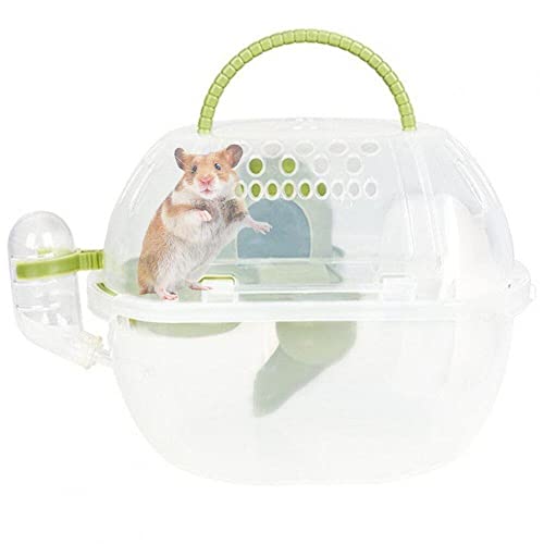 Danlai Hamster Reise Cage Handheld Kleiner Nagetierträger Kleiner Tier Hamster Go Out Box Hamster Träger Cage Pet Accessoires von Danlai