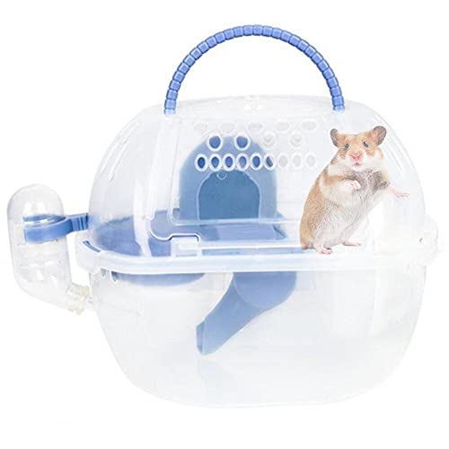 Danlai Hamster Reise Cage Handheld Kleiner Nagetierträger Kleiner Tier Hamster Go Out Box Hamster Träger Cage Pet Accessoires von Danlai