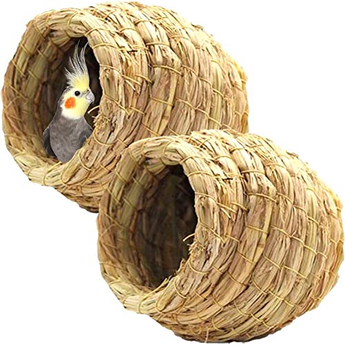 Danlai Vögel Nest Natürliche Strohvögel Käfig Handgefertigte Tauben Papiere Haustier Vögel Zucht Nest Haustier Vögel Lieferungen 12 cm von Danlai