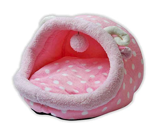 Danzetta Kuschelhöhle Design Katzenhaus Katzenbett Katzenhöhle Pink Schlafplatz für Katzen 4007 von Danzetta Pets