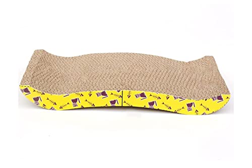 Katzenkratzbrett Kratzbrett Kratzpappe Cat Scratcher Strapazierfähiges Katzen-Kratzpad Mit Verschiedenen Kratzstrukturen, Gebogenes Und Flaches Design Aus Wellpappe Katzen Kratzmatte Kratzbretter von Danzyt