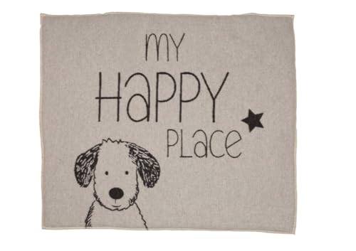 David Fussenegger Hundematte klein, gefüttert - My Happy Place Filz, 80x70 cm von David Fussenegger