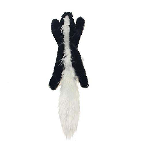 DawnDream Hundespielzeug UnzerstöRbar Süßes Plüschspielzeug Squeeak Pet Wolf Kaninchen Tier Plüschtier Hund Kau Quietschender Pfeiferei Eichhörnchen Hund Spielzeug Hundespielzeug (Color : Skunk) von DawnDream