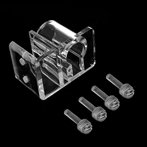 Dcaknri Fish For Pipe Holder Adjustable Clear Acrylic Water Tube Clamp Fixed Clip Aquarium Hose Holder Clips Easy To Install von Dcaknri