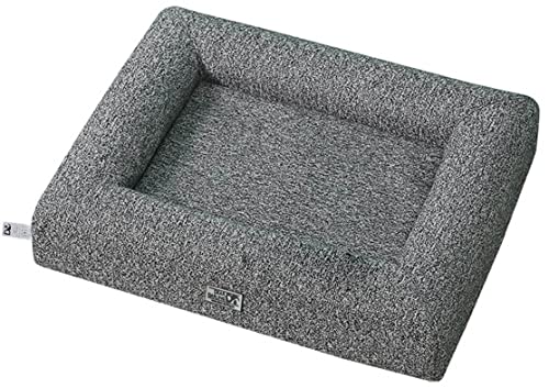 Dear Darling DD-01 Orthopädisches Luxus Katzenbett und Hundebett gelenkschonend mit Memory Schaum, waschbarem Sommer-und Winterbezug und grabverhalten-fördernder Matratze (L, Anthrazit) von Dear Darling