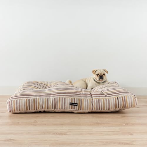 Dear Friend Dickes und gepolstertes Hundebett aus 100 % Baumwolle mit schmutzabweisender Oberfläche, maschinenwaschbar, bequeme Füllung, 100 % Made in Spain (0120-421, 75 x 50 x 10) von Dear Friend