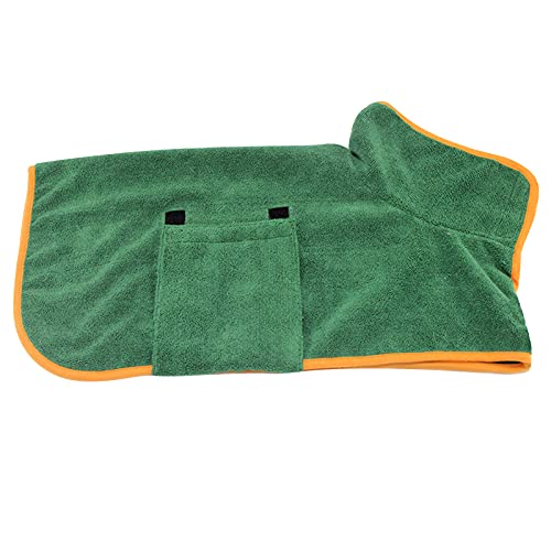 Decdeal Hundebademantel aus Mikrofaser Hund Bademantel für Kleine Hundebademantel Handtuch von Decdeal