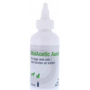 MalAcetic Aural Ohrreiniger für Hund und Katze 2 x 118 ml von Dechra