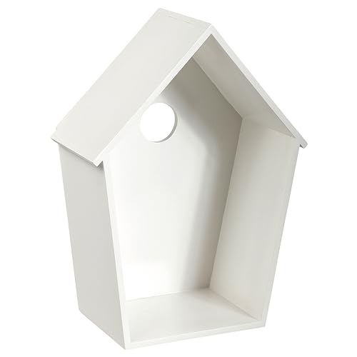 Dekor Vogelhaus Balkondeko Terrassendeko Vogelhäuschen Nisthaus 40 x 30 cm weiß von Deco Woerner