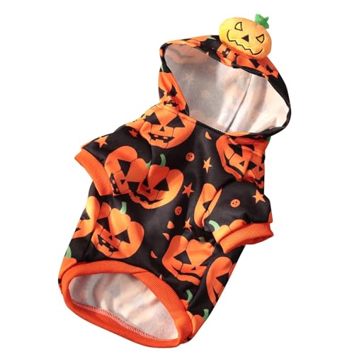 Decorhome Hunde-Halloween-Kostüme,-Hoodie Hund,Hoodie-Mantel Halloween-Kostüme | Weicher, dehnbarer Halloween-Haustier-Cosplay-Kostüm-Hoodie-Mantel für Katzen und kleine Hunde von Decorhome