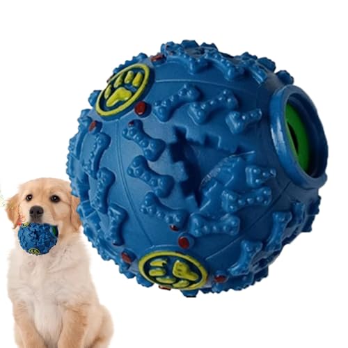 Decorhome Hunde-Puzzleball, Wackelball-Hundespielzeug | Beißball-Spielzeug | Interaktive Slow-Feeder-Bälle, kreatives Beißball-Spielzeug mit Kichergeräusch zum Reinigen der Zähne von Decorhome