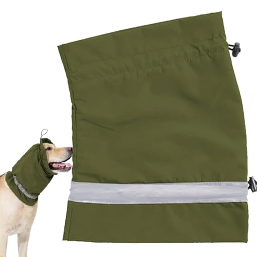 Decorhome Hunde-Stirnband – Wasserdichter, Warmer, Beruhigender Kapuzenpullover Für Hunde | Hundehalsband Mit Verstellbarer Schnalle Und Reflektierendem Streifen | Fellpflege-Stirnband Für Hunde Und K von Decorhome