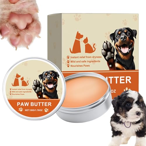 Decorhome Hundepfotenbalsam, Pfotencreme für Hunde | Natürlicher revitalisierender Hundepfotenbalsam - 50 g Hundepfotencreme und -Lotion, spendet Feuchtigkeit und beruhigt gereizte Pfoten und von Decorhome