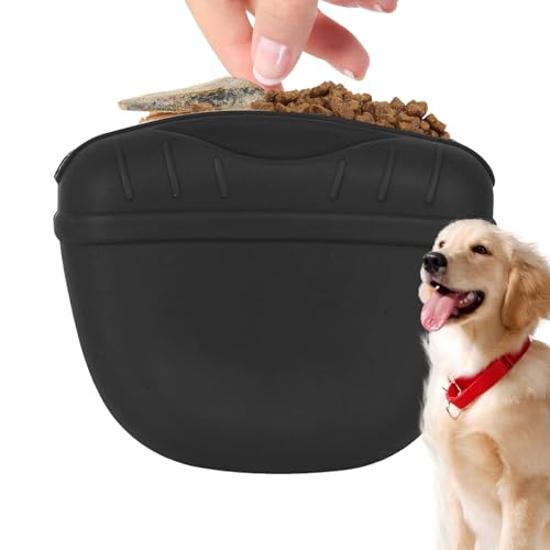 Decorhome Hundetrainingstasche, Hundetrainings-Snacktasche | wasserdichte Silikontasche für das Hundetraining - Tragbare Hüfttasche mit Magnetverschluss, um EIN Verschütten von Haustierkotbeuteln und von Decorhome