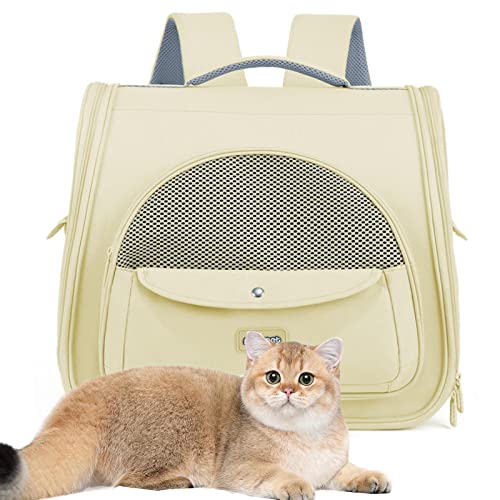 Decorhome Katzen-Rucksack - Belüfteter Haustierrucksack,Hundetragetasche aus Oxford-Stoff für Reisen, Wandern und den Einsatz im Freien von Decorhome