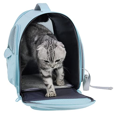 Decorhome Katzen-Rucksackträger | Kitten-Rucksack mit Belüftungsöffnungen - Hundetragetasche aus Oxford-Stoff für Reisen, Wandern und den Einsatz im Freien von Decorhome