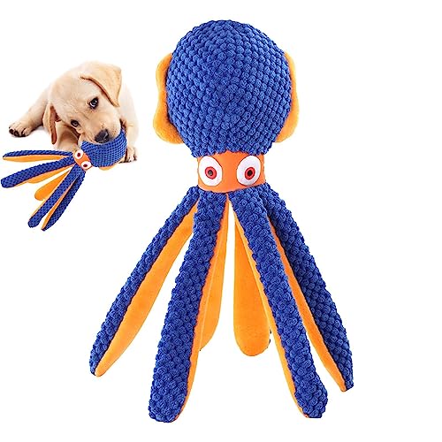 Decorhome Oktopus-Hundespielzeug,Haustier-Katzen-Hundezubehör Plüschtier - Atmungsaktives, interaktives Spielzeug, Kauspielzeug, Hundebegleiter für mittelgroße kleine Welpen, Katzen, Haustiere, Hunde von Decorhome