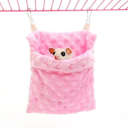 Decorhome Schlafsack | Kleine Haustierschlaftasche Sling Bag Für Sugar Gliders | Idealer Schlafträger Für Zuckergleiter, Krallenaffen, Streifenhörnchen, Eichhörnchen | Atmungsaktives Sommer-Schlafnest von Decorhome