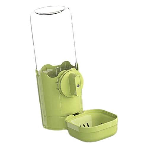 Decorhome Wasserflasche für Haustierkäfig, automatischer Schwerkraft-Wasserspender, 750 ml Siphon-Wasserspender, Schwerkraft-Trinkflasche für Haustiere, Abnehmbarer Wassernapf mit großem von Decorhome