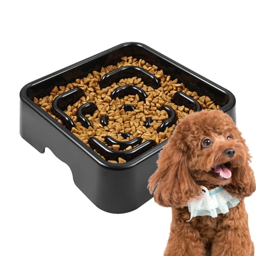 Hundenapf Slow Feeder – Futternapf für langsam fressende Hunde | Slow Food Fressnapf für Haustiere | Futternapf für Hunde und Katzen | Interaktives Puzzle, Futternapf für gesunde Ernährung, Futternapf von Decorhome