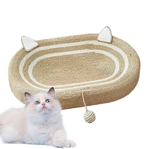 Katzenkratzbrett | Katzenkratzbett für Hauskatzen | Gewebtes Katzenspielzeug, Katzenkratzer, Katzennest und Katzenkratzbox, Haustierbedarf, um Katzen gesund zu halten und Langeweile zu Decorhome von Decorhome