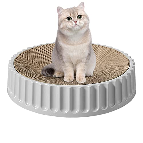 Katzenkratzpad - Runder Katzenkratzer mit hoher Dichte für Kratzbäume und Möbel,Katzenmöbel-Kratzbaum für den Innenbereich zum Schlafen von Katzen im Innenbereich Decorhome von Decorhome