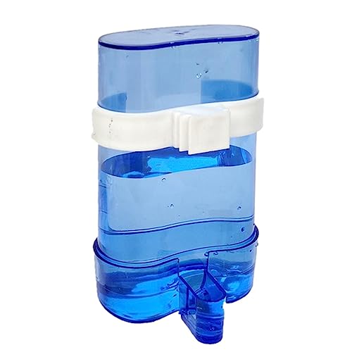 Vogelwasserspender, 200 Ml, Transparent, Automatischer, Hygienischer Vogelfutternapf, Auslaufsicher, Sicher, Harmloser Vogelwasserspender Mit Clip, Keine Verschwendung, Automatische Wasserfluss-Futter von Decorhome