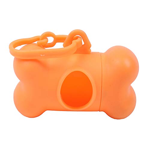 Decqerbe 1 StüCke Pet Hund Knochentyp Case für Pet Abfall Produkte für Hunde Pet (Orange) von Decqerbe