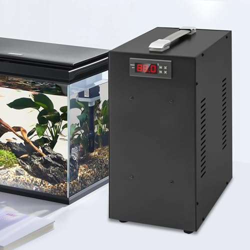 DeeDuud Aquarium Kühler 40L Aquarienkühler Wasserkühler Aquarium Chiller für Süß/Salzwasser Wasserkraut Quallen Korallen Garnelen 220V von DeeDuud