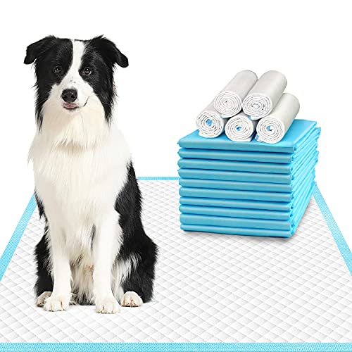 Deep Dear XL Hundeunterlagen 71.1 x 86.4 cm, Welpen-Pee Pads für das Töpfchentraining, starke Saugfähigkeit, für Hunde, schnell trocknend und kein Auslaufen, Haustier-Pads für Haustraining von Deep Dear