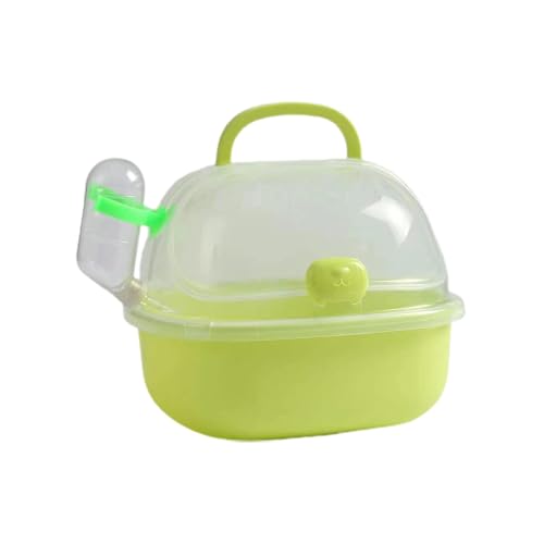 Hamster-Tragetasche, tragbare Hamster-Reisetasche, atmungsaktiver Hamsterausgangskäfig, Hamster-Reisetasche, Tier-Tragetasche mit Wasserflasche für kleine Haustiere, Rennmäuse, Mäuse, Zwerghamster von Deewar