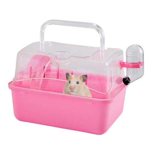 Haustierkäfig, PP-Reisetasche, belüfteter Meerschweinekäfig, bequemer Haustierkäfig, tragbare Reisetasche, leichter Hamsterkäfig, perfekt für kleine Haustiere von Deewar