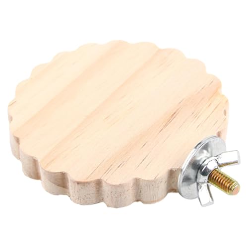 Vogelsitzstange, natürlicher Holzständer, Papageien-Sitzstange, stehendes Spielzeug, Holz Papageienständer Spielplatz, Spielplatz, Pfotenabschleifen, sauber für Papageien, Wellensittiche, von Deewar