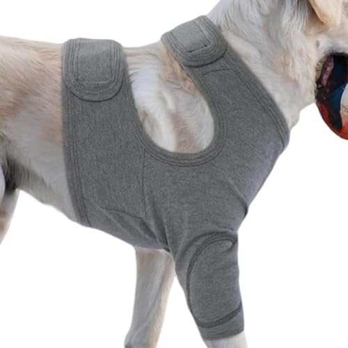 Vorderbeinmanschette für Hunde, bequeme Beinmanschette gegen Lecken, Ellenbogenbandage, Vorderbeinschützer, Polyester-Material, Hundebeinstulpen für mittelgroße Hunde, kleine Hunde, große Hunde von Deewar