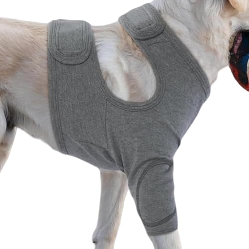 Vorderbeinmanschette für Hunde, bequeme Beinmanschette gegen Lecken, Ellenbogenbandage, Vorderbeinschützer, Polyester-Material, Hundebeinstulpen für mittelgroße Hunde, kleine Hunde, große Hunde von Deewar