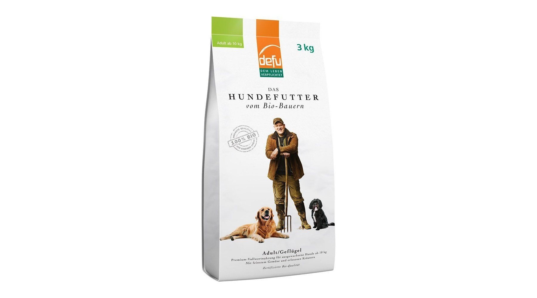 Defu Bio Trockenfutter Geflügel für Hunde  - 12500 g - Premiumqualität von Defu von Defu