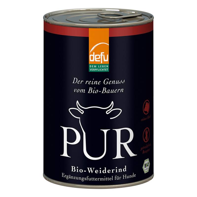 Defu PUR Bio-Weiderind 12x400g von Defu