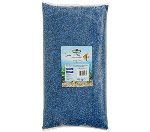 Dehner Aqua Aquarienkies, Körnung 2 - 4 mm, 5 kg, enzianblau von Dehner