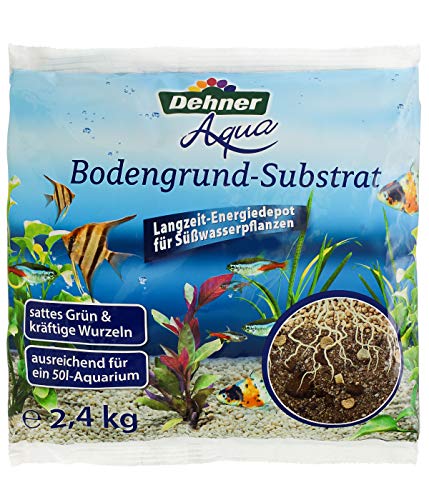 Dehner Aqua Bodengrund-Substrat, Körnung 2-4 mm, 2.4 kg, naturfarben von Dehner