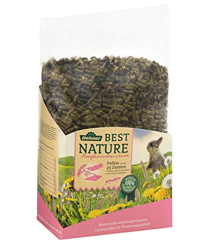 Dehner Best Nature Nagerfutter Junior, Zwergkaninchenfutter Pellets, 3 kg von Dehner