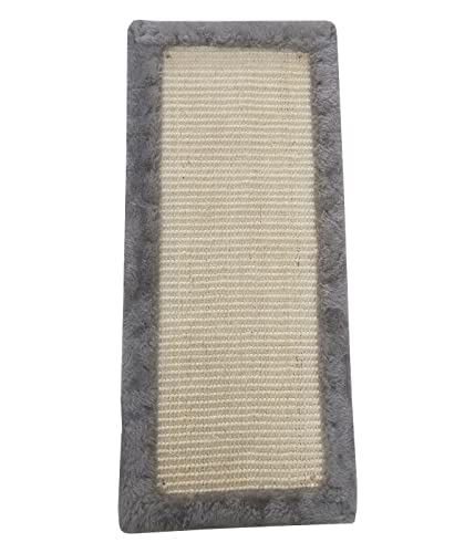 Dehner Katzen-Kratzbrett Border, flexibel, ca. 50 x 22 cm, Sisal, beige/grau von Dehner