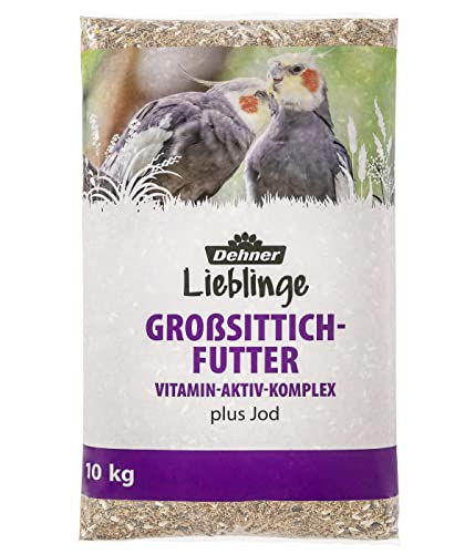 Dehner Lieblinge Vogelfutter, Großsittich-Futter, Vitamin-Aktiv-Komplex, 10 kg von Dehner