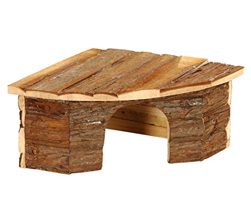 Dehner Nager-Eckhaus Purzel, ca. 42 x 30 x 15 cm, Holz, natur von Dehner