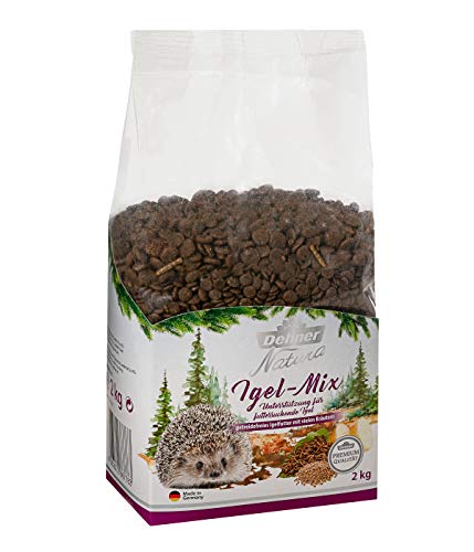 Dehner Natura Premium Igelfutter, Igel-Mix, Alleinfutter für Igel, proteinreich / getreidefrei / natürliche Ernährung, 2 kg von Dehner