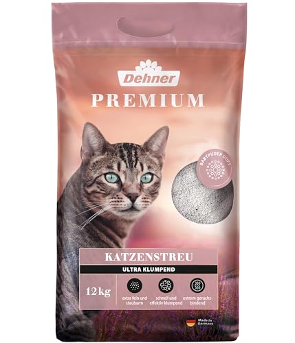 Dehner Premium Katzenstreu, Klumpend Ultra, 12 kg von Dehner