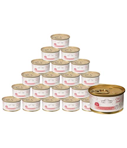 Dehner Premium Lovely Katzenfutter Adult, Ergänzungsfutter, Thunfisch und Seegras mit Shrimps, 24 x 85 g (2 kg) von Dehner